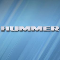 Fierce Hummer H2 Billet Chrome Thick Rear Bumper Letter Set (6)
