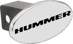 Elite Chrome Oval HUMMER Logo Hitch Cover