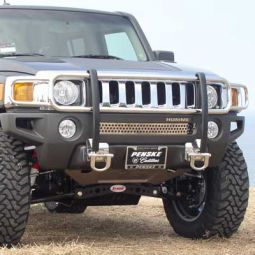ARIES OFF ROAD Hummer H3 & H3T Grille Guard (Mirror Finish Stainless Steel)