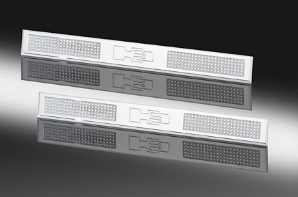 Defenderworx Hummer H3 Billet Chrome DOOR SILL PLATES