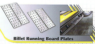 Fierce Forge-Tec Hummer H2 & SUT Billet Running Board Plate Kit (Set Of 4)