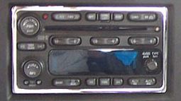 Manticore Hummer H2 Billet Chrome Radio Control Bezel