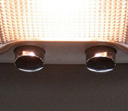 Manticore Hummer H3 Billet Chrome Dome Light Buttons (Pair)