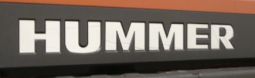 Real Wheels Hummer H3T Stainless Steel Rear Bumper Letter Inserts