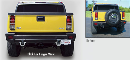 RealWheels 2005 & Up Hummer H2 & SUT Tire Carrier Eliminator Kit