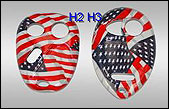 US Speedo Hummer H2 & SUT American Flag Key Chain FOB