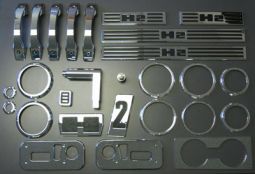 Predator Motorsports Hummer H2 27 Piece Interior Billet Kit