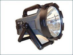 Delta Tech Hummer H2 H3 & SUT Portable 11 Inch Multipurpose H.I.D. Spotlight Mil 11 Rechargable