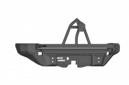 Road Armor Dakar Rear Non-Winch Bumper With Tire Carrier - Texture Black 2003-2009 HUMMER H2