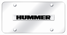 Predator Motorsports Hummer H1 Hummer License Plate (Chrome)