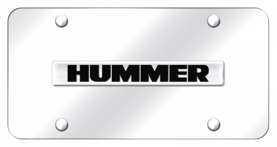 Predator Motorsports Hummer H1 Hummer License Plate (Chrome)