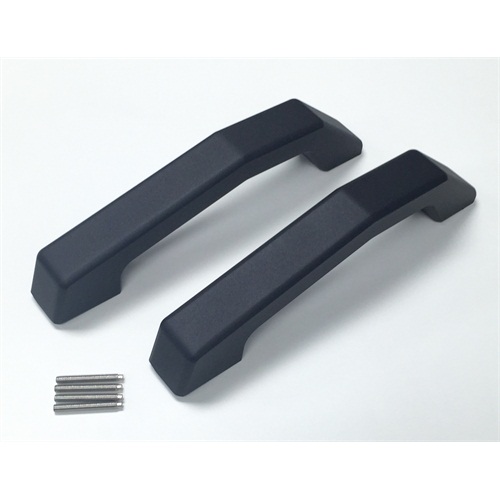 Pro One Hummer H2 Smooth Black Billet Hood Handles, Pr.: Hummer