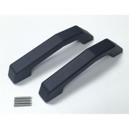 Pro One Hummer H2 Smooth Black Billet Hood Handles, Pr.