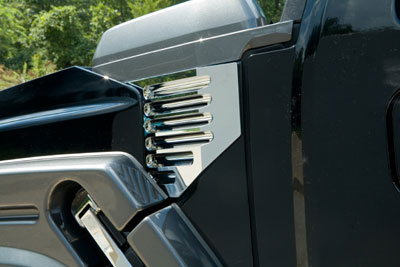 Boulder Accessories Hummer H2 Chrome Side Vents (set of 2)