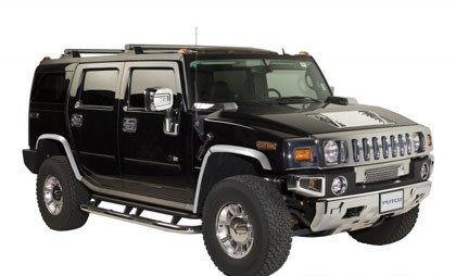 HPC 2003 to 2005 Hummer H2 Deluxe Chrome Exterior Dress Up Kit