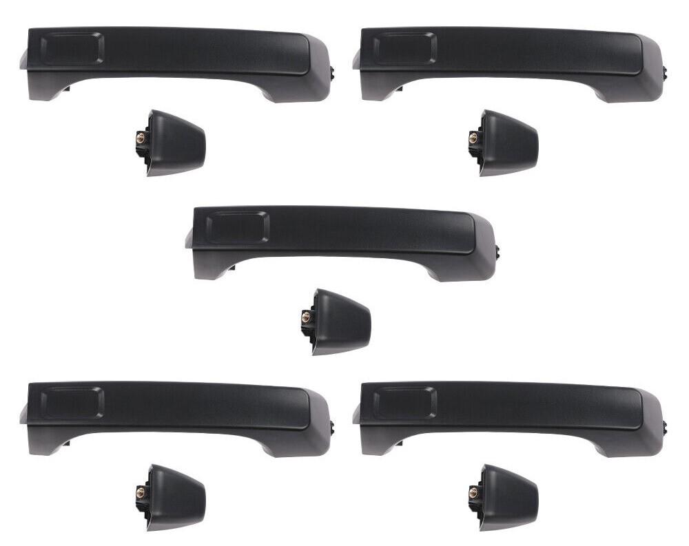 HPW Hummer H3 & H3T Full Replacement Black Door Handle Set ( Set of 5