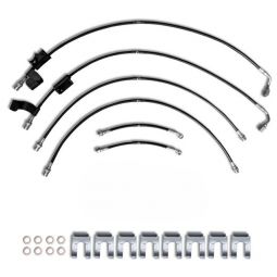 HPC 2003-2007 Hummer H2 0"-6" Lift - Stainless Steel Brake Line Kit