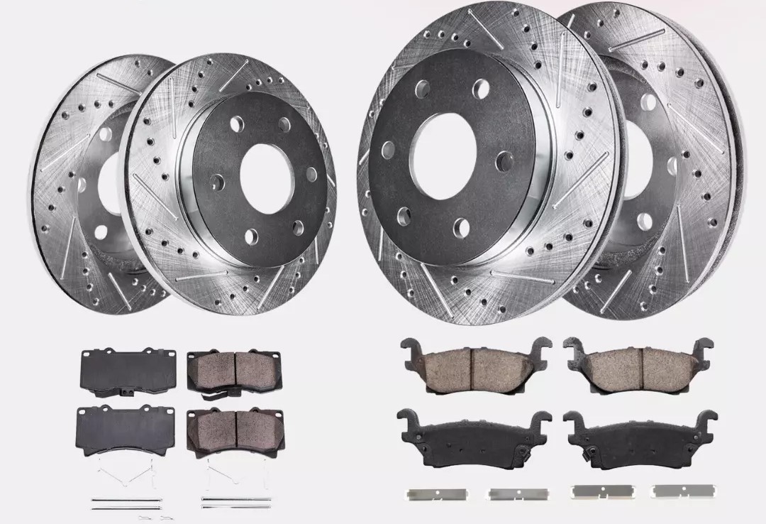 2006-2010 HUMMER H3, H3T FRONT BRAKE PADS - SEMI METALLIC - SKU# 500