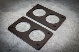 ModMafia Hummer H1 Black Billet Gauge Bezel (Set of 2)