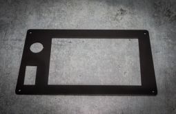 ModMafia Hummer H1 Black Billet Double DIN Radio Bezel