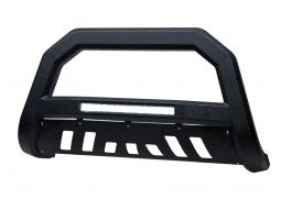HPC 2006-2010 Hummer H3 AVT Bull Bar Bumper Grille Guard - Textured Blk With Optional LED Light Bar