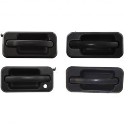 HPW Hummer H2 & SUT ABS Black FULL Replacement Door Buckets with Handles