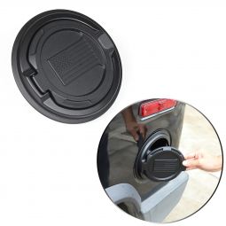 HPC Hummer H2 Black Hybrid NON LOCKING Fuel Door With Fuel Inlet Cone - USA FLAG