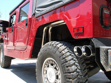IAG Hummer H1 Alpha Dual Exhaust System Hummer Parts Club