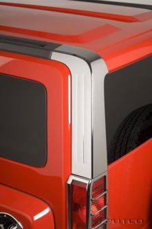 Putco Hummer H3 Rear Pillar Trim Set