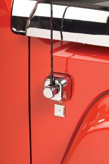 HPC H3 HUMMER CHROME ABS ANTENNA BASE COVER