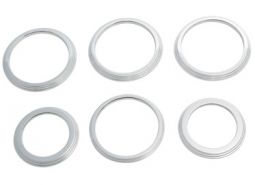 ZMAG Hummer H2 & SUT Billet Chrome A/C Vent Trim Ring Set