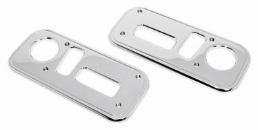 ZMAG Hummer H2 & SUT Billet Chrome Seat Control Bezel set: Hummer
