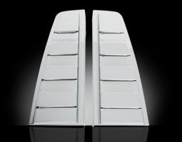 ZMAG Hummer H2 Billet Chrome Rear Upper Vent Set