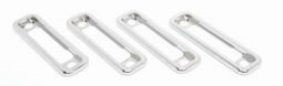 ZMAG Hummer H2 & SUT Billet Chrome Side Marker Bezels