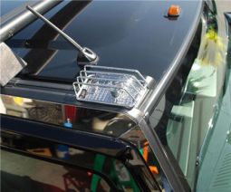 HPW Hummer H2 & SUT Stainless Steel Roof Corner Light Guard Set