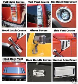 HPW 2003 - 2005 Hummer H2 ABS Chrome Exterior Trim Kit  **** FREE SHIPPING ****