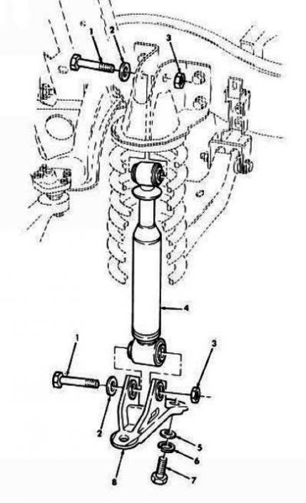 1996 to 2006 AM General Hummer H1 Replacement Front Shock Absorber  12,100 GVW
