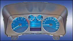 Us Speedo Hummer H3 SS Series Aqua Gauge Cluster Overlay