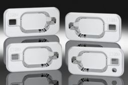 DefenderWorx Hummer H2 & SUT Billet Chrome DOOR BEZEL Set