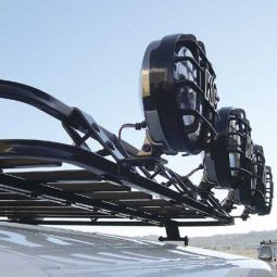 Hummer H2 H3 Front Off Road Light Mount for Garvin Wilderness Sport Series Roof Rack (each)