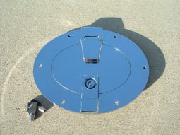 HPC Hummer H1 Billet Chrome Locking Fuel Door (Main Tank)  *** Free Shipping ***