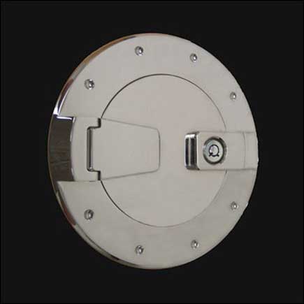 Hummer H2 & SUT Billet Aluminum Locking Fuel Door: Hummer Parts Club