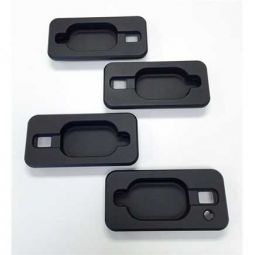 H2 Hummer SUV & SUT Black Billet Door Handle Inserts