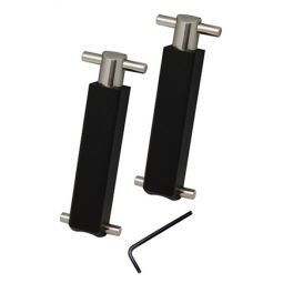 H2 Hummer SUV & SUT Black Powder Coated Billet Hood Latch Springs