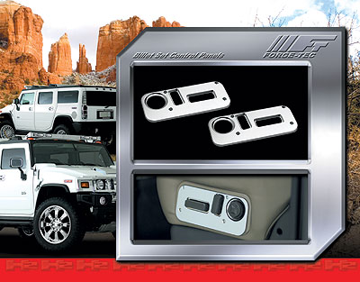 Fierce Forge-Tec Hummer H2 & SUT Billet Seat Control Panels