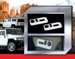 Fierce Forge-Tec Hummer H2 & SUT Billet Seat Control Panels