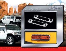 Fierce Forge-Tec Hummer H2 & SUT Billet Side Marker Bezels
