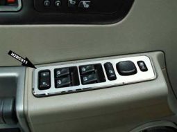 HPW Hummer H2 Stainless Steel Door Control Plates