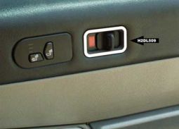 HPW Hummer H2 Stainless Steel Door Lock Trim Rings