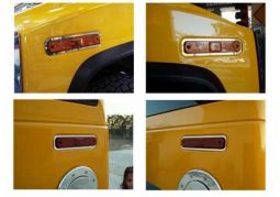 HPW Hummer H2 Stainless Steel Marker Light Trim